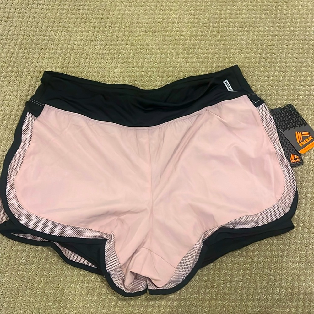 NWT RBX Quick Dry Athketuc shirts with biker shorts underneath